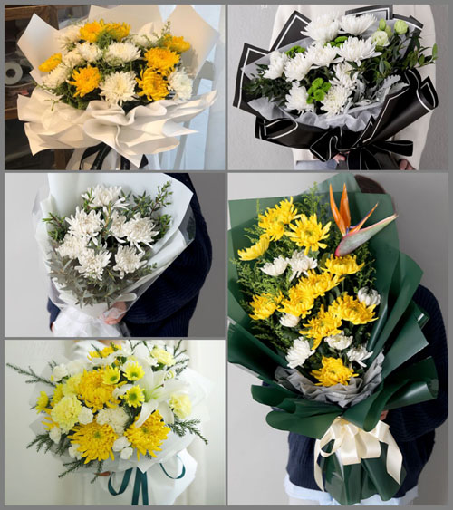 湖北襄阳市老河口市张集镇油坊湾村白事花束代送